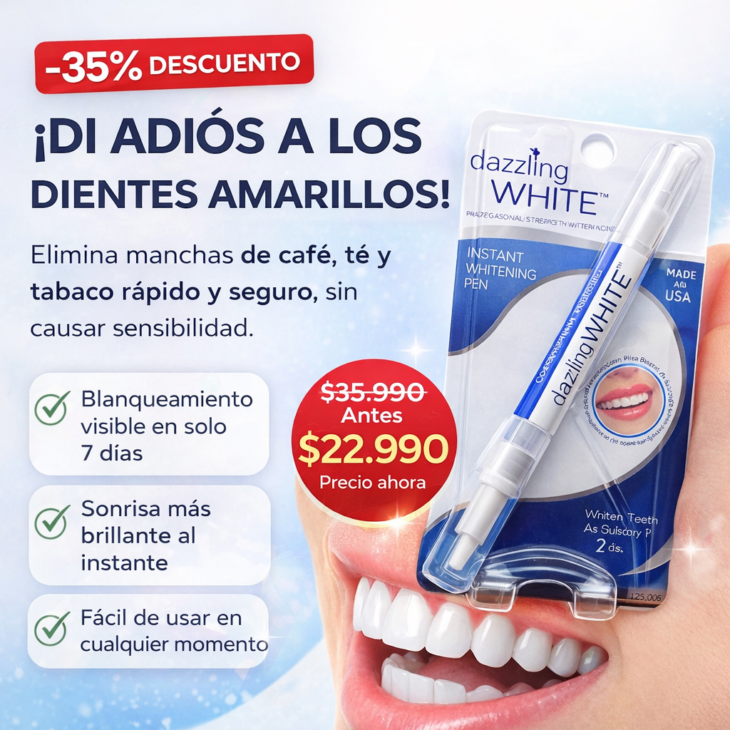 Lápiz Blanqueador Dental Dazzling White
