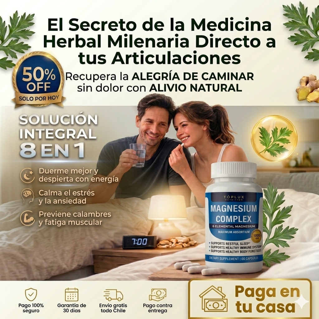 Suplemento Magnesium Complex 8 En 1