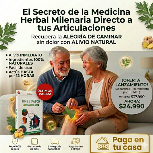 Pack mensual de 50 Parches de alivio y movilidad