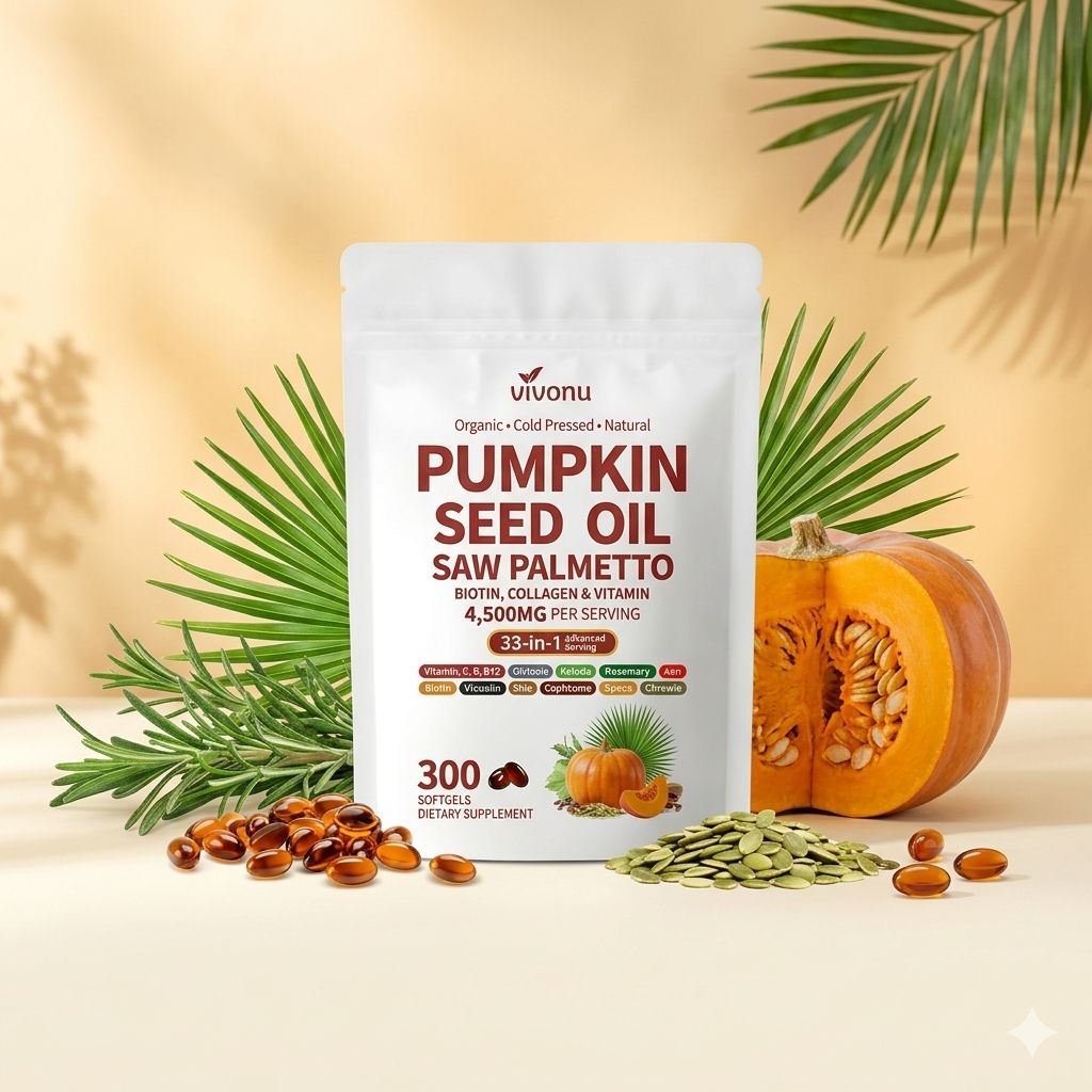 Cuida tu bienestar prostático - Aceite de semilla de calabaza